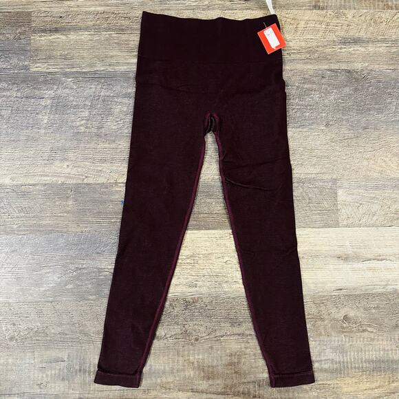 Spanx Pants - Spanx Women's Burgundy Solid Stretch Jeggings Pants Size Small NWT